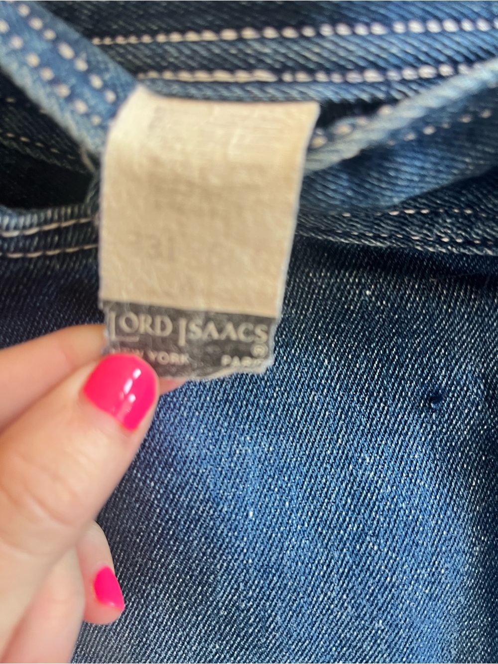 Vintage Lord Issac High Rise Wide Leg Jeans – Medium Wash – Retro Denim - Picture 6 of 10